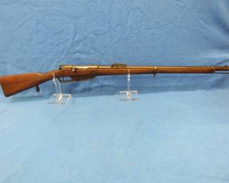 Lot 208. 1891 Gew 88 8mm bolt-action rifle. Danzig Arsenal. Very good condition.