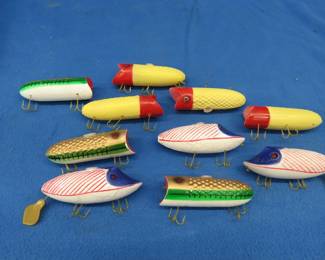 Lot 296. Decorative plastic fishing lures for a string of lights (not included)