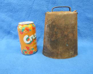 Lot 316. Vintage cowbell with original clapper