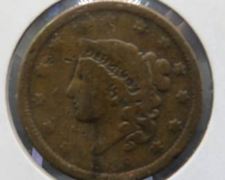 Lot 412. 1838 Large Cent