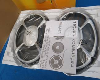 Lot 328. Two new in-the-box sets of Infinity 6" x 9" three-way speakers. Total of four speakers.