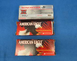 Lot 247. 50 mixed 223 Rem rounds