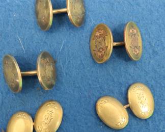 Lot 130. S&S brand cufflinks and other cufflinks