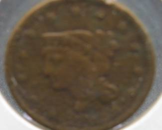 Lot 417. 1841 Large Cent full Liberty