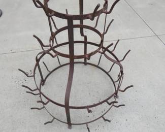 Lot 60. Antique bottle dryer