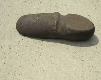 Lot 157. Primitive stone tool approx. 12"