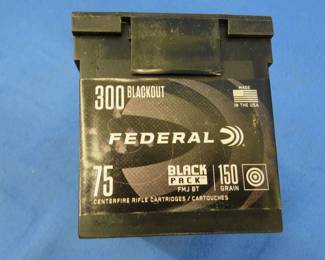 Lot 85. 75 Federal 300 Blackout rounds