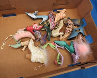 Lot 256. K's Collection shoes and handbag figurines