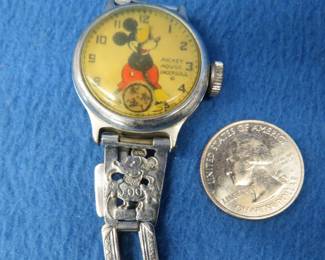Lot 302. Mickey Mouse watch and watch band