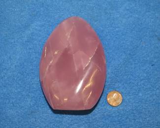 Lot 351. Free Form Rose Quartz. 1.24 lb.
