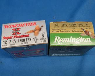 Lot 123. 50 5-shot, 12-gauge rounds