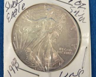 Lot 39. 1993 Silver Eagle