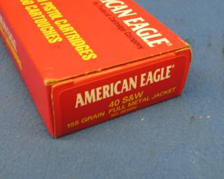 Lot 219. 50 American Eagle 40 S&W rounds
