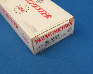 Lot 80. 50 mixed 45 auto rounds