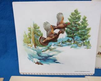 Lot 318. Three Fitger's Beer vacuum formed advertising calendar toppers from the 1960s