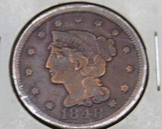 Lot 337. 1848 Large Cent