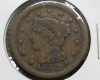 Lot 339. 1852 Large Cent