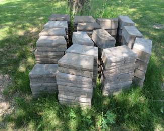 Lot 325. Approximately 78 landscape blocks