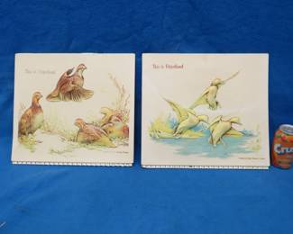 Lot 348. Two Fitger's Beer vacuum formed advertising calendar toppers from the 1962 and 1963 with December only