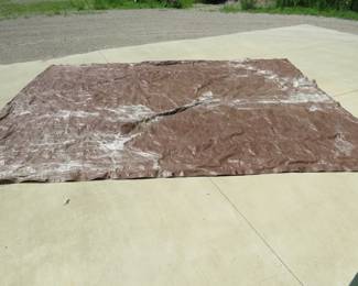 Lot 314. Used poly tarp. Approx. 15' x 12'.