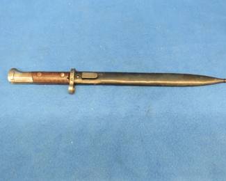 Lot 203. Czech Mauser bayonet and sheath