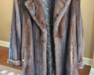 Alaskan Furs Lined Stroller Mink Coat