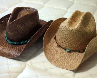 Cowboy Hats Including Stallion and Western Gal, Qty 4