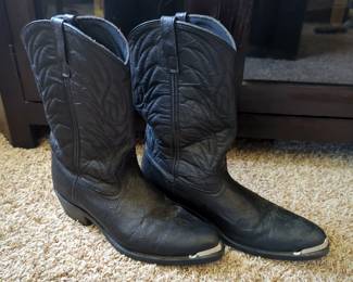 Laredo Men's Leather Cowboy Boots, Size 11D