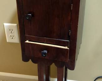 Wood Stand with Door and Drawer