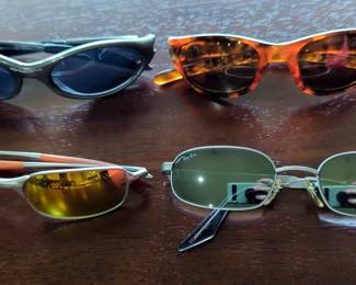 RayBan & Oakley Sunglasses, Qty 4
