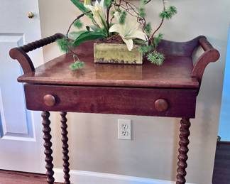 Vintage Bobbin Side Table