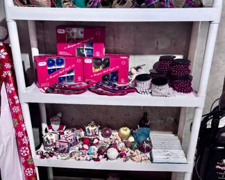 Christmas Decor and Shelving