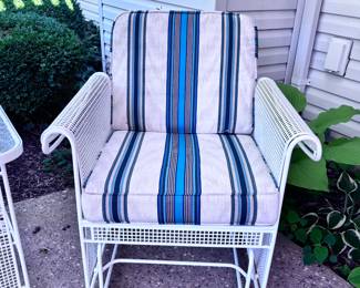 MCM Woodard Patio Seating Set