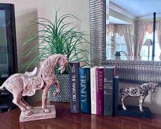 Horse Statues, Books