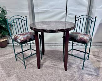 Bar Height Table and Chairs 