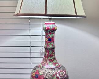 Foo Dogs and Table Lamp