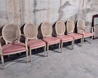 Louis XVI Style Beech Dining Chairs