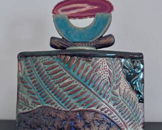 Agate Top Teapot Pottery