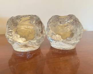 Kosta Boda Snowball Votive Candle Holder 