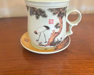 Jingdezhen Ceramic Cup with Lid 