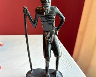 hand carved African wooden figure