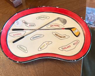 Golf Decorative Tray 