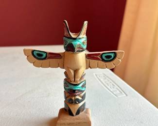 Bear 11" Thunderbird Totem 
