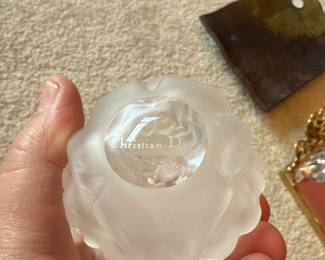 vintage Christian Dior perfume bottle 