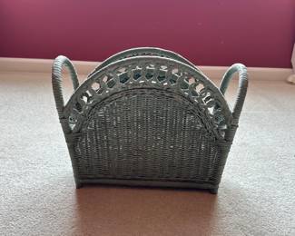 Wicker Magazine Basket 