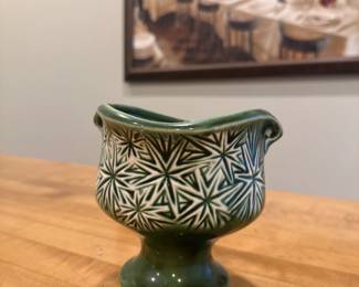 vintage McCoy Atomic Starburst Planter 