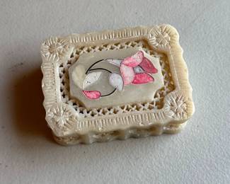 marble inlay jewelry box 