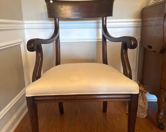 Regency Style Mahogany Chair 