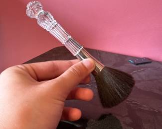 Waterford Crystal Makeup Brush 