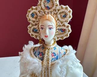 Russian Snowmaiden Collectible Doll 